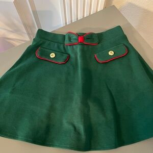 Gymboree Girls Christmas Skirt with Built-in Shorts - Size 8